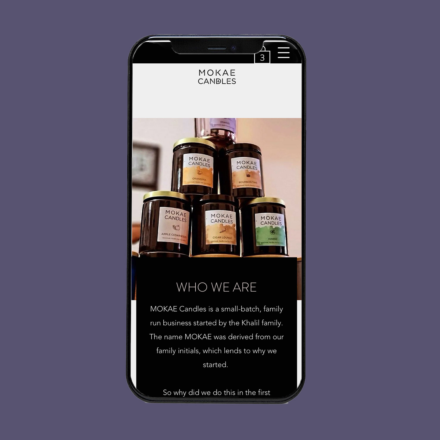 Mokae Website About Page